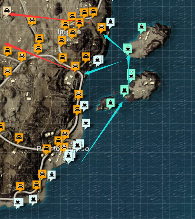 绝地求生沙漠地图p港战术教学pubg米拉玛p港打法思路分享